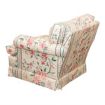 Vintage KEY CITY FURNITURE Floral Swivel Chair - Image 2