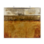 MICHELLE Y WILLIAMS Original Oil on Canvas with Museum Light “Raw Abstraction”