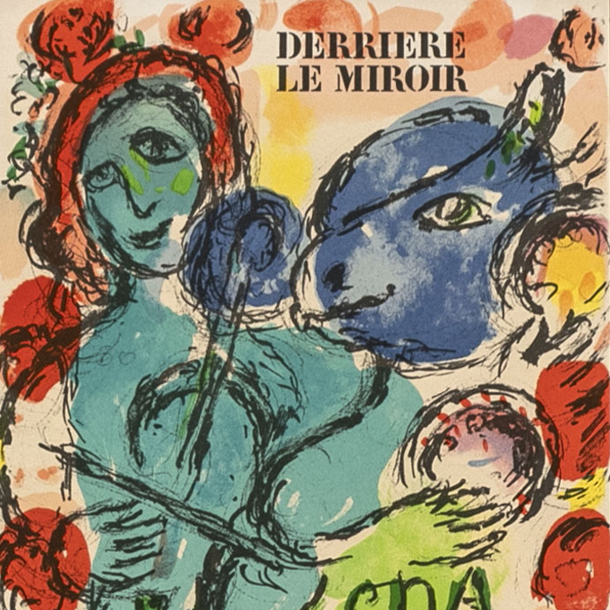 MARC CHAGALL (1887-1985) Derriere Le Miroir Print