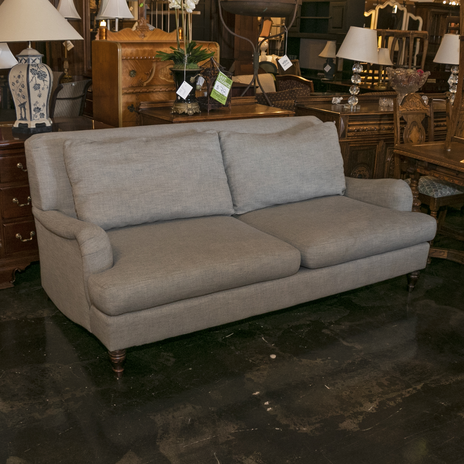 Carlisle couch store pottery barn