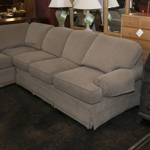 SMITH BROTHERS OF BERNE Sectional in Textured Natural Upholstery - Image 5