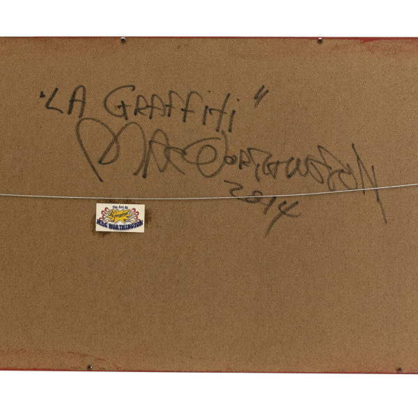 MAC WORTHINGTON Original Painting on Metal “LA Graffiti” - Signed - Image 6