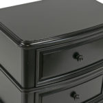 AMERICAN SIGNATURE Black Finish Nightstand - Image 5