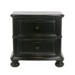 AMERICAN SIGNATURE Black Finish Nightstand