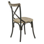 Set of 6 Bistro Style X-Back Dining Chairs - Image 5