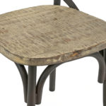 Set of 6 Bistro Style X-Back Dining Chairs - Image 3