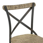 Set of 6 Bistro Style X-Back Dining Chairs - Image 2