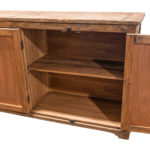 ELM AND IRON Reclaimed Wood and Mirror Credenza - Image 2