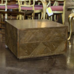 BD STUDIO Harwood Bunching Table in English Walnut