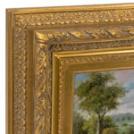 J. DIDLEY Original Oil on Canvas of a Pastoral Landscape - Signed - Image 3