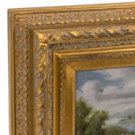 J. DIDLEY Original Oil on Canvas of a Pastoral Landscape - Signed - Image 3