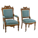 Pair of Eastlake Victorian Parlor Chairs - Image 5