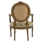 Pair of Early 1900s French Louis XVI Style Armchairs with Needlepoint Upholstery - Image 4