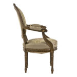 Pair of Early 1900s French Louis XVI Style Armchairs with Needlepoint Upholstery - Image 3