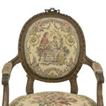 Pair of Early 1900s French Louis XVI Style Armchairs with Needlepoint Upholstery - Image 5