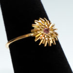 Vintage Pink 0.3 Carat Diamond Ring in 18 Karat Gold - Image 3