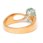 2.06 Carat Tourmaline Ring in 20 Karat Yellow Gold - Image 5
