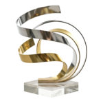 DAN MURPHY Metal Ribbon Sculpture