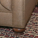 ETHAN ALLEN Chesterfield Style Sofa in Gold - Image 6