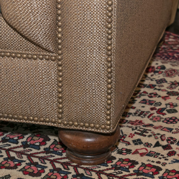 ETHAN ALLEN Chesterfield Style Sofa in Gold - Image 6