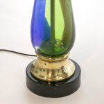 Pair of LUMINIERE Mid Century Art Glass Table Lamps - Image 2