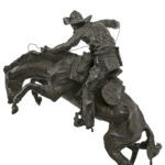 After FREDERIC REMINGTON “Bronco Buster” Bronze Sculpture - Image 4