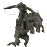 After FREDERIC REMINGTON “Bronco Buster” Bronze Sculpture - Image 2