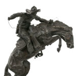 After FREDERIC REMINGTON “Bronco Buster” Bronze Sculpture - Image 3