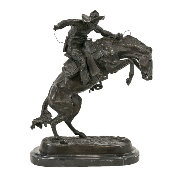 After FREDERIC REMINGTON “Bronco Buster” Bronze Sculpture - Image 1