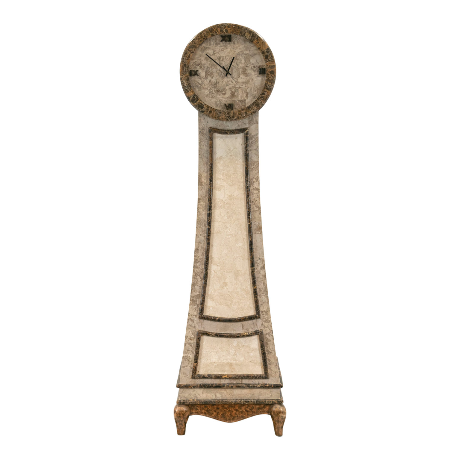 Fieldstone Clock Tessellated Stone Floor Clock | Grandview Mercantile