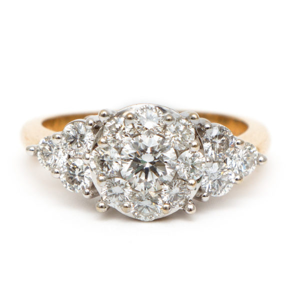 1.85 Total Carat Weight Diamond Ring in 14 Karat Gold - Image 1