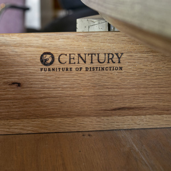 Vintage CENTURY FURNITURE Painted Finish Flip-Top Server with Urn Ornamentation - Image 5