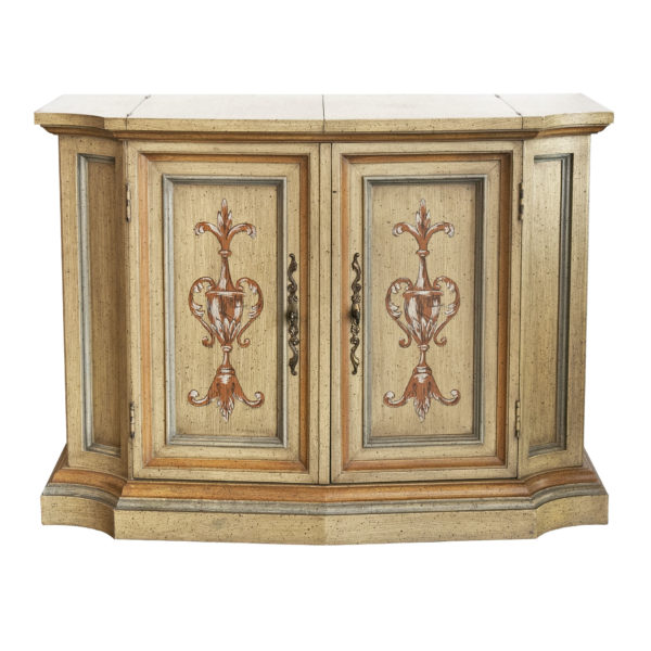 Vintage CENTURY FURNITURE Painted Finish Flip-Top Server with Urn Ornamentation - Image 1