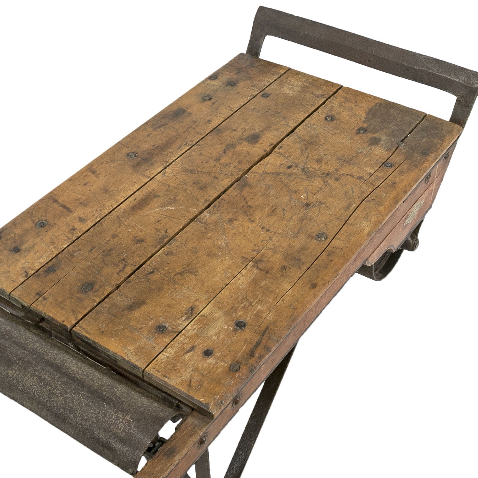 Amazing Antique Grain Scale Cart