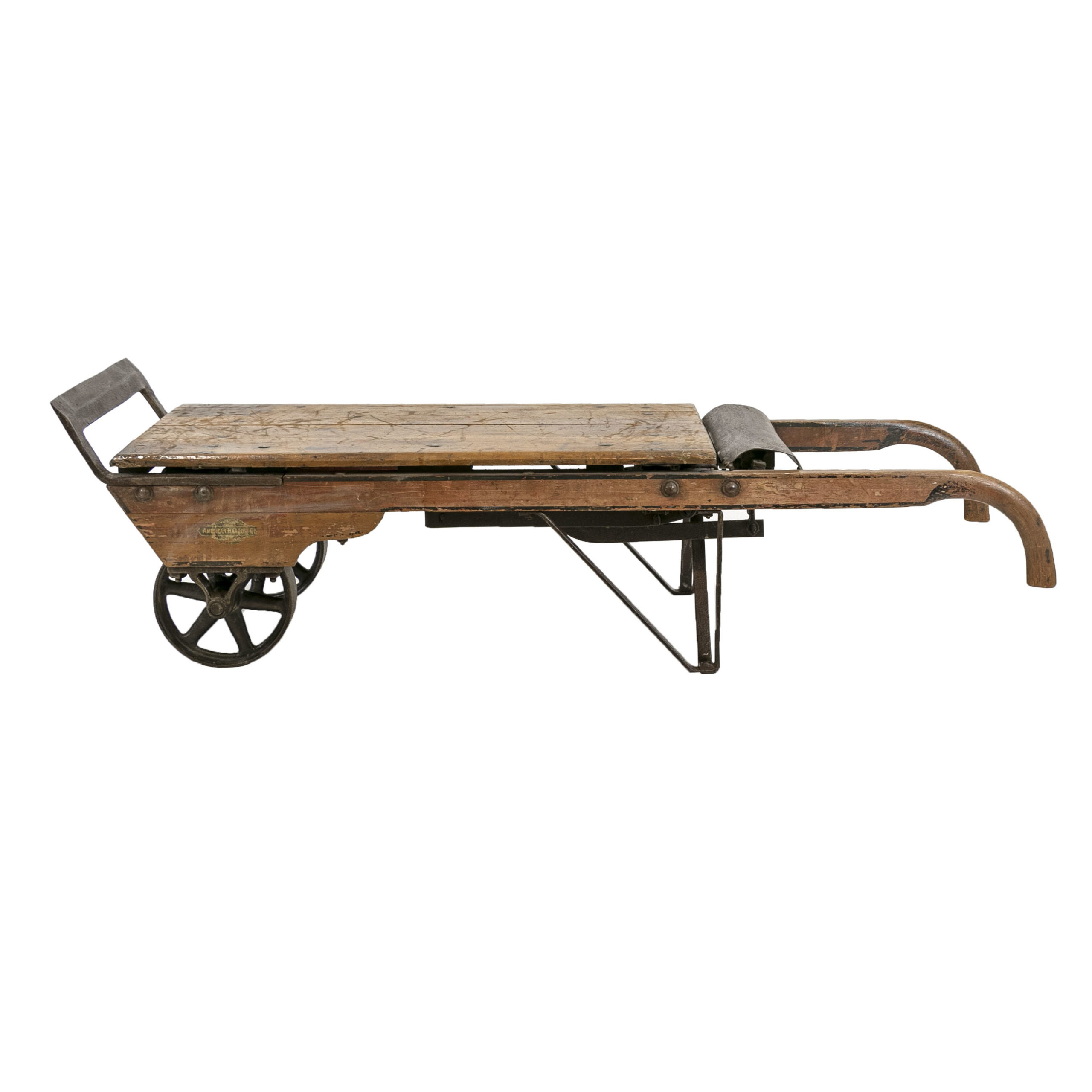 Amazing Antique Grain Scale Cart