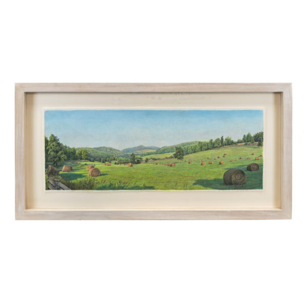 JASON FLOYD LEWIS Original Color Pencil “Meadows of Dan” - Signed - Image 1