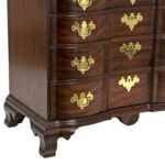 HENKEL HARRIS Mahogany 4 Drawer Blockfront Chest - Image 4