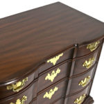 HENKEL HARRIS Mahogany 4 Drawer Blockfront Chest - Image 3