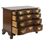 HENKEL HARRIS Mahogany 4 Drawer Blockfront Chest - Image 2