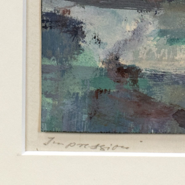 WILMER SIEGFRIED RICHTER (1891-1993) Original Gouache on Paper - Image 3