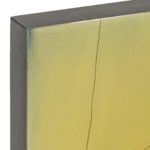 Lacquered Abstract Print on Board “Visions Del Mundo I” - Image 4
