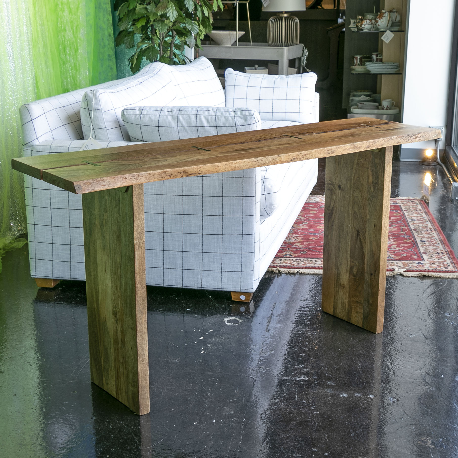 Live edge wood sansur deals coffee table