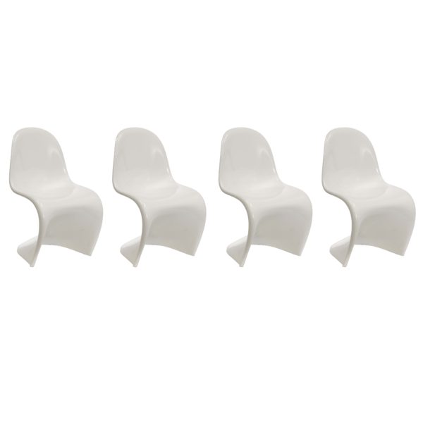 Set of 4 VERNER PANTON Chairs - Image 1