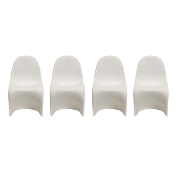 Set of 4 VERNER PANTON Chairs - Image 2