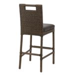 Pair of MCGUIRE Stools by THOMAS PHEASANT with Woven Backs - Image 3