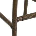 Pair of MCGUIRE Stools by THOMAS PHEASANT with Woven Backs - Image 6