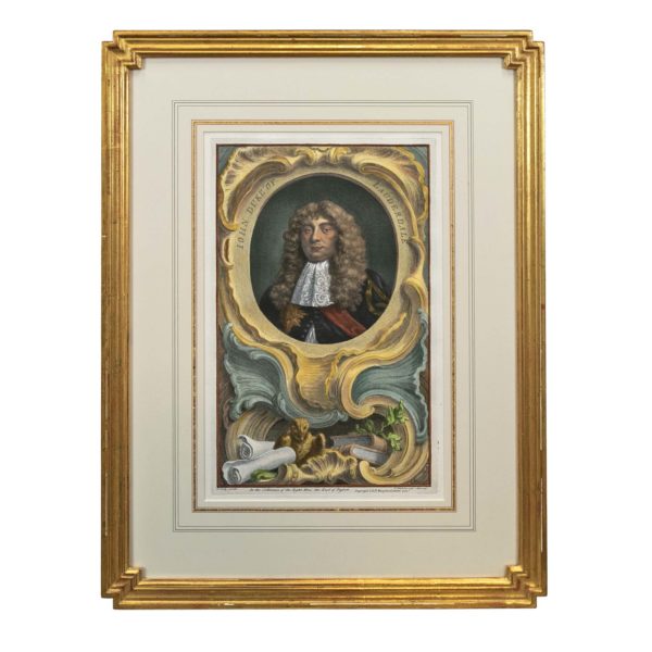 Hand Colored Engraving - Portrait of John Maitland, Duke of Lauderdale - Image 1
