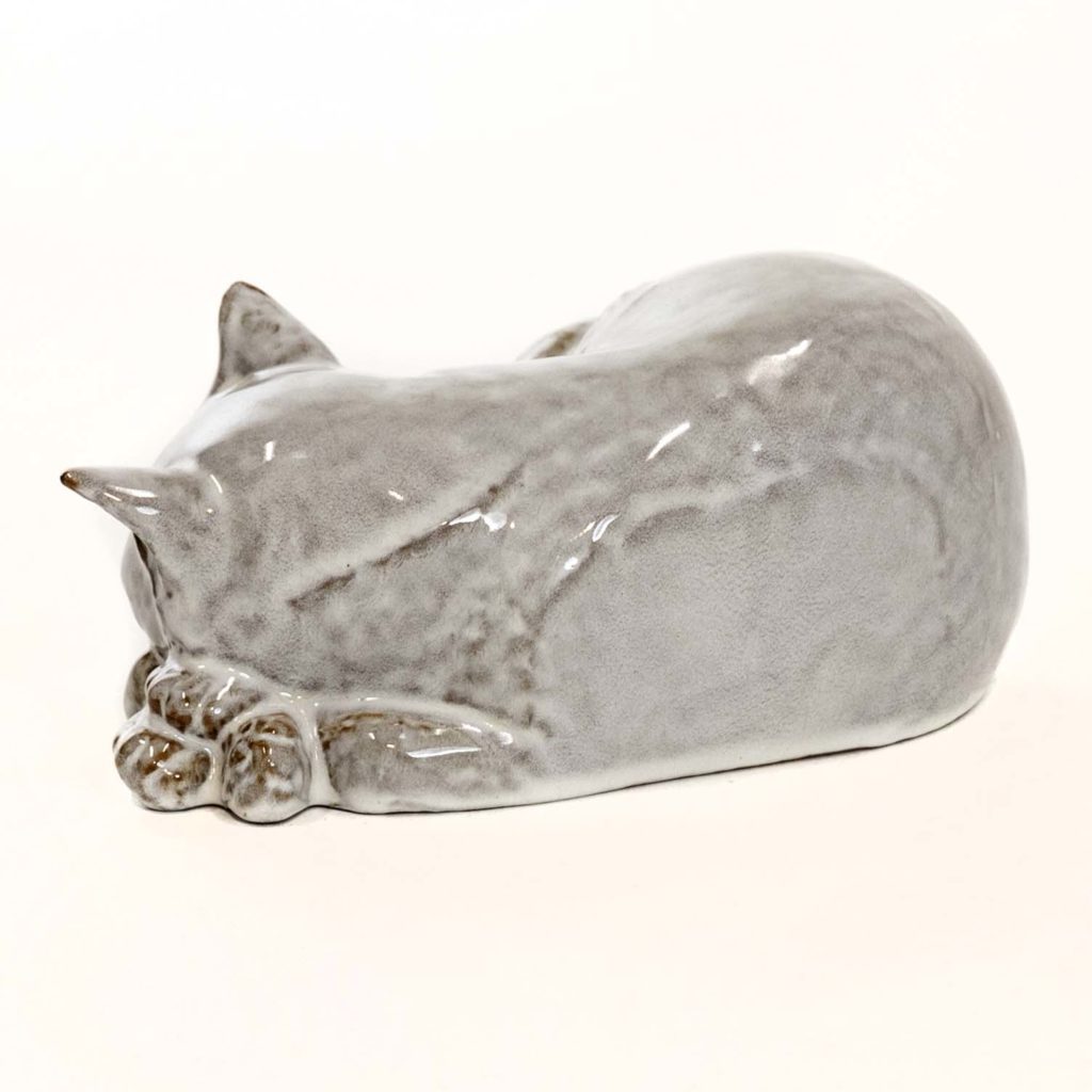 Rare Large NICODEMUS Ceramic “Sleepy Cat” | Grandview Mercantile