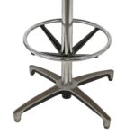 Pair of Vintage CHROMCRAFT Tufted Brown Vinyl Bar Stools - Image 6