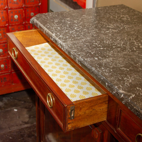 Antique Marble Top Server - Image 5